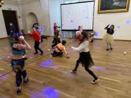 Bal karnawałowy na Zamku w Toszku klas 1b, 1c, 2c